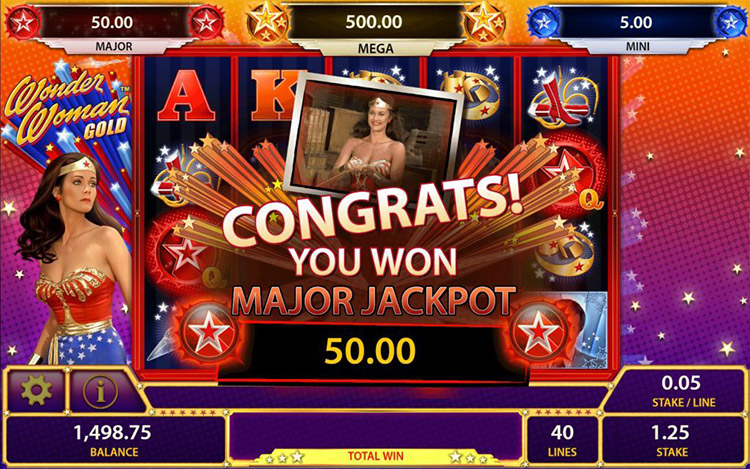 Wonder Woman Gold Slots Lord Ping